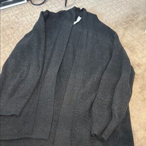 Lululemon dark grey cardigan size 8